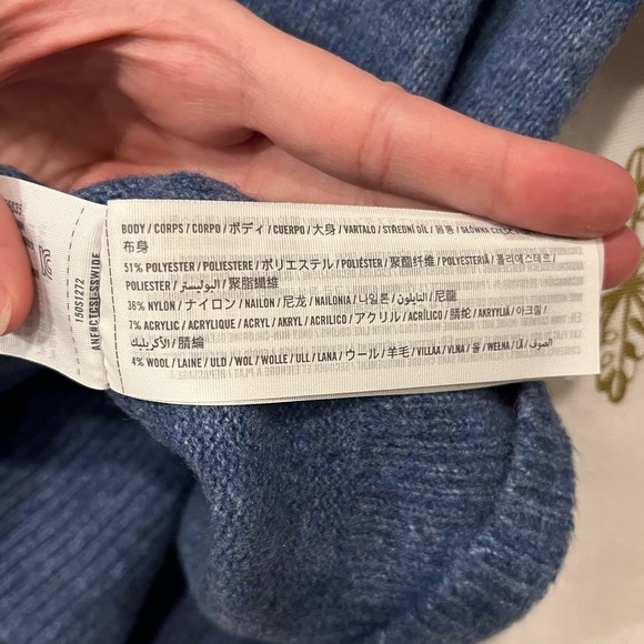 NWT Abercrombie & Fitch Crew Sweater Tee XL - Picture 6 of 8